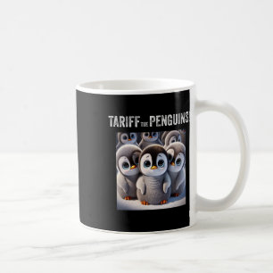 Caneca De Café Pausa Pinguins. Tarifas Trump