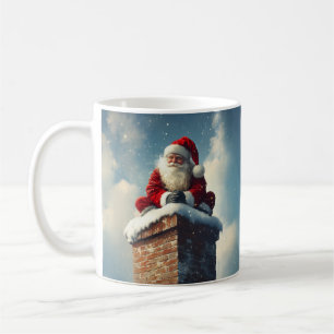 Caneca De Café Pausa por chaminé dos papais noeis: Um sorriso de