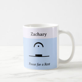 Caneca De Café Pausar para Descansar Humorístico Divertido Trocad