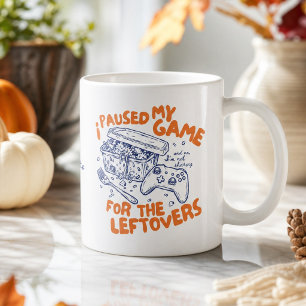 Caneca De Café Pauso Meu Jogo para os Restos Nome Personalizado