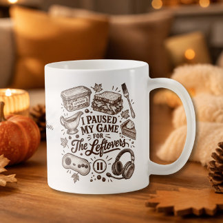 Caneca De Café Pauso meu jogo para sobras Nome Personalizado Vint