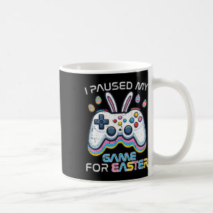 Caneca De Café Pausou Meu Jogo Para Páscoa Jogo Jogadores Jovens
