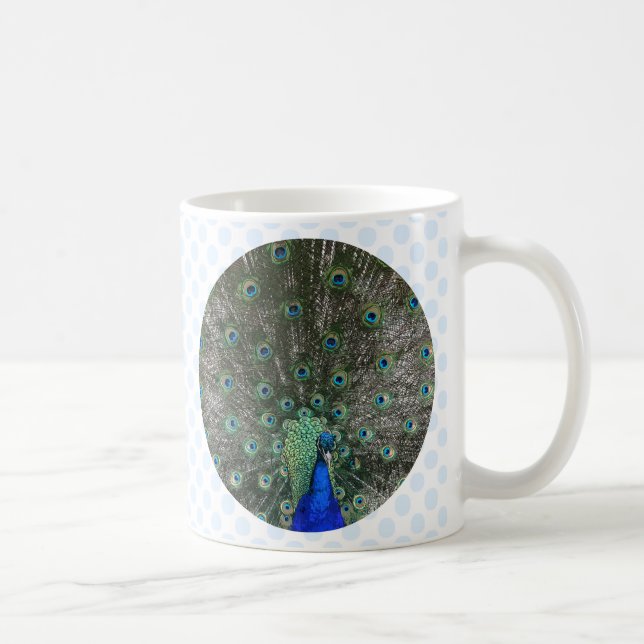 Caneca De Café Pavão (Direita)