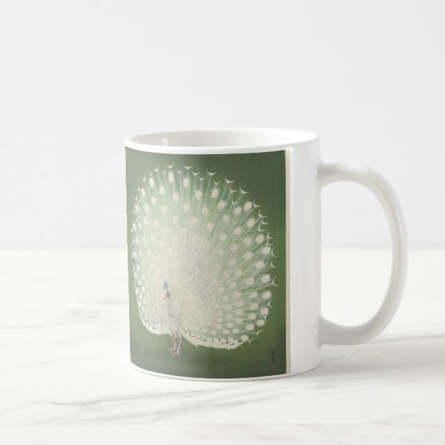 Caneca De Café Pavão de Ohara Koson (Direita)