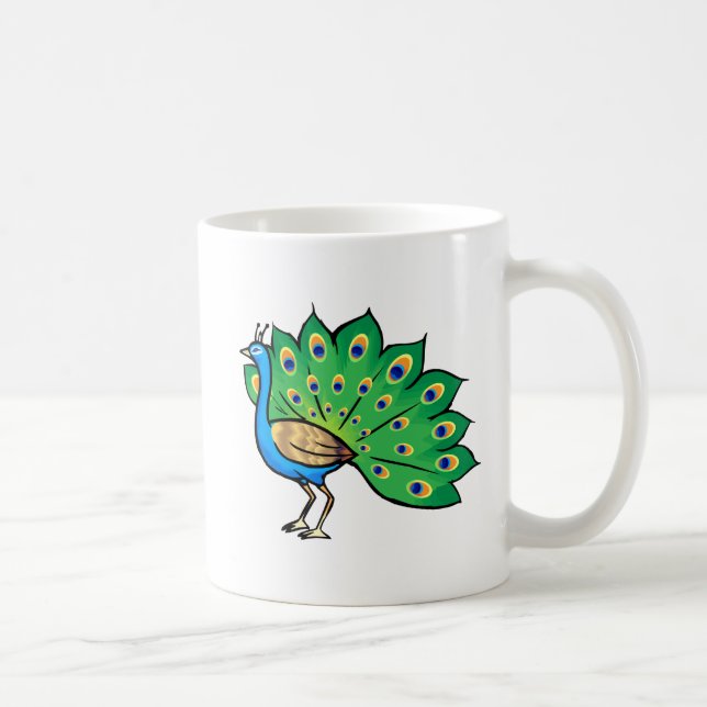Caneca De Café Pavão de Ponce (Direita)