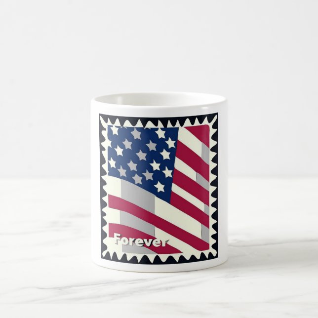 CANECA DE CAFÉ PAVILHÃO DOS ESTADOS UNIDOS DA AMÉRICA PARA SEMPRE (Centro)