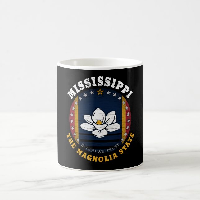 CANECA DE CAFÉ PAVILHÃO ESTATAL MISSISSIPPI MAGNOLIA (Centro)