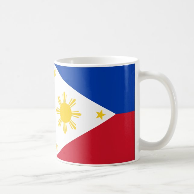 Caneca De Café Pavilhão filipino Coffee Mug (Direita)