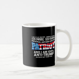 Caneca De Café Pavilhão Que Agita Branco Vermelho E Azul Anti-Tru