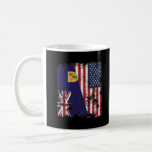 Caneca De Café Pavilhão Turcas e Caicos Estados Unidos