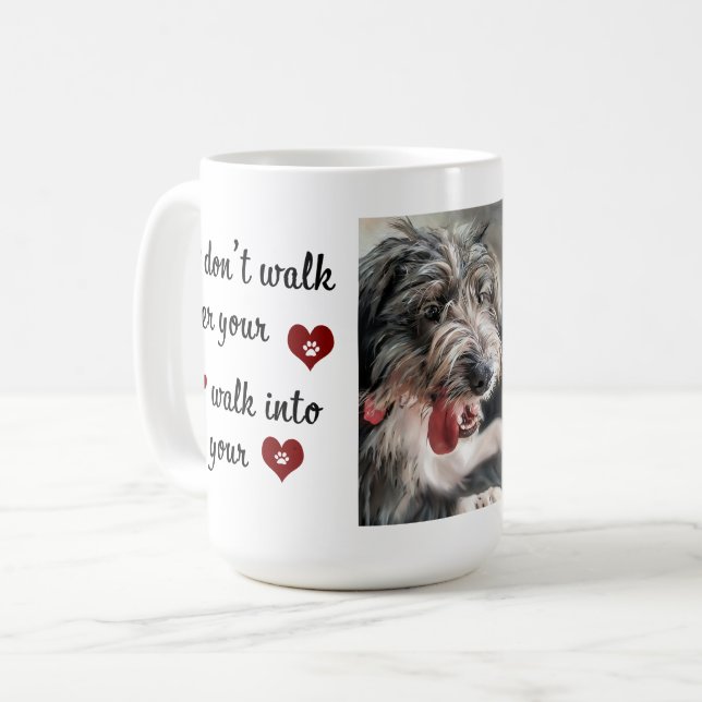 Caneca De Café Paw Heart Cote Mug (Frente Esquerda)