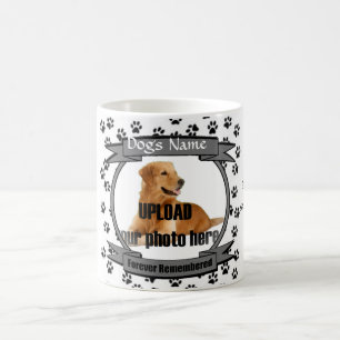 Caneca De Café Paw Imprime o Memorial do Cachorro