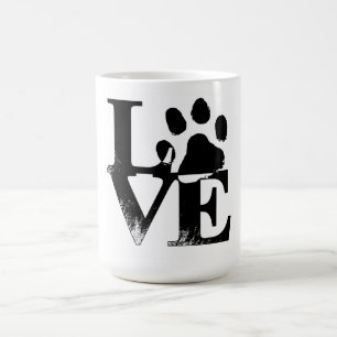 Caneca De Café Paw Love