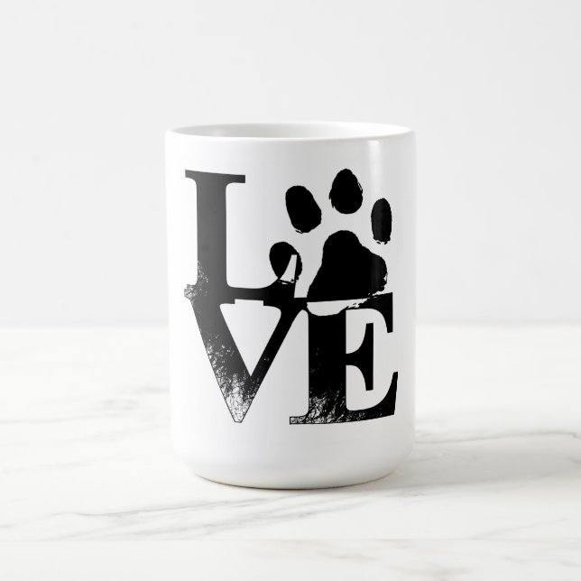 Caneca De Café Paw Love (Centro)
