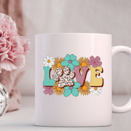Caneca De Café Paw Love