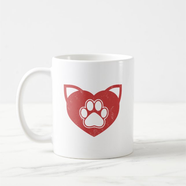 Caneca De Café Pawfect Love (Esquerda)
