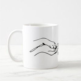 Caneca De Café Pawfection One-Line Art – Minimalist Dog Lover