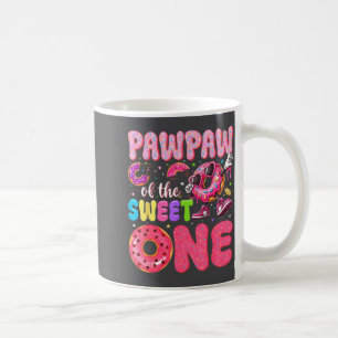 Caneca De Café Pawpaw Do Doce 1º Aniversário Donut Bday Pa