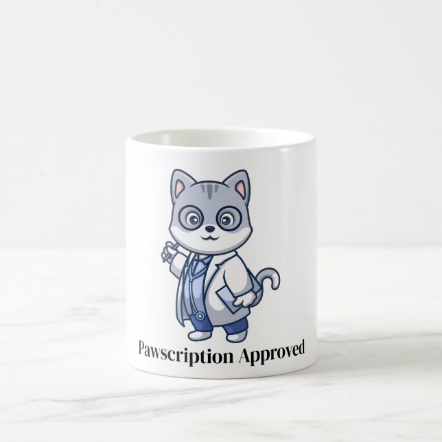 Caneca De Café Pawsitively a Great Clinic Mug | Cute Vet Clinic  (Centro)