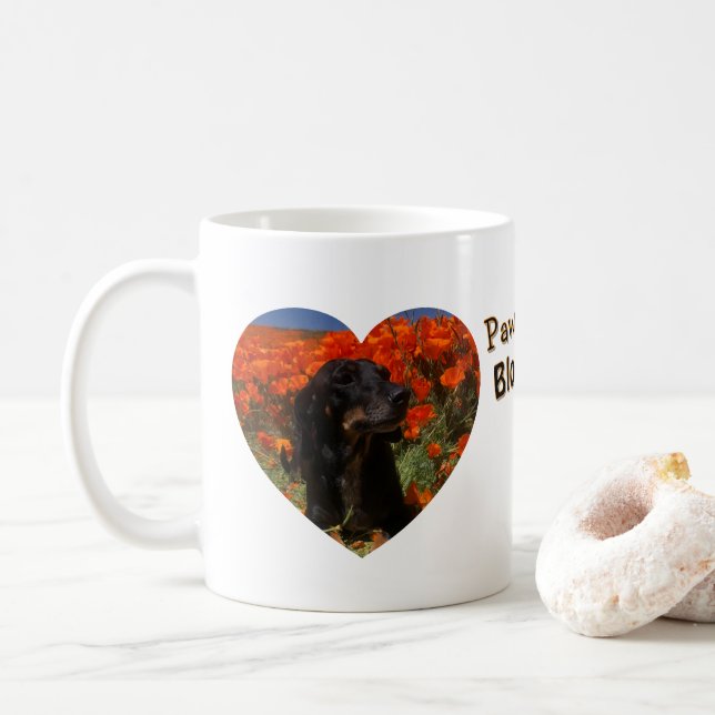 Caneca De Café Pawsitively Bloomin' (Com Donut)