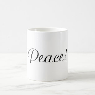 CANECA DE CAFÉ PAZ