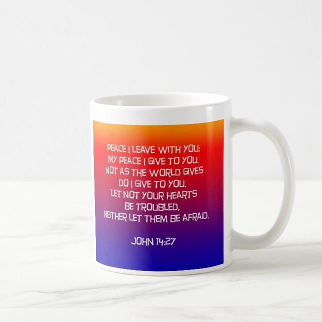 Caneca De Café Paz (Direita)
