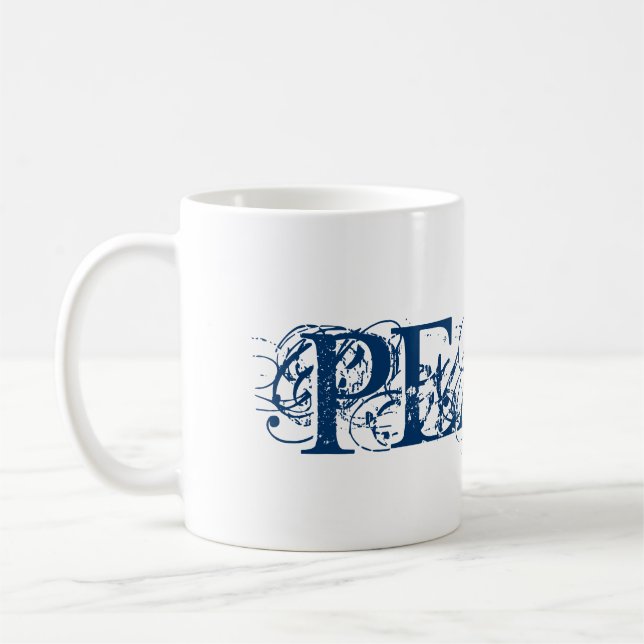 Caneca De Café Paz (Esquerda)