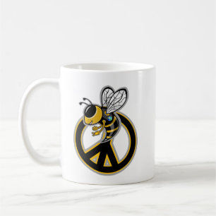 Caneca De Café Paz Abelha