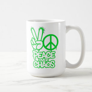 Caneca De Café Paz Acima do Caos