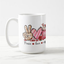Caneca de Café Paz Amor Café