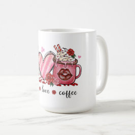 Caneca De Café Paz, Amor, Café Mug: Sip com Estilo ☕