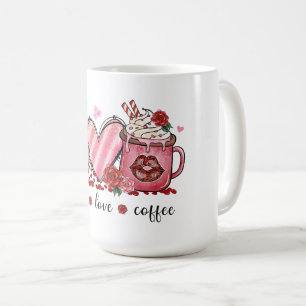 Caneca De Café Paz, Amor, Café Mug: Sip com Estilo ☕