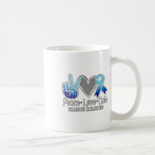 Caneca De Café Paz Amor Cura Diabetes Consciência 1