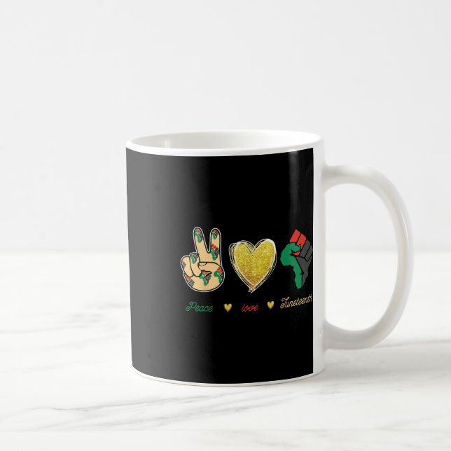 Caneca De Café Paz Amor Décima Junta (Direita)