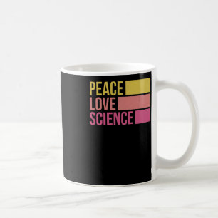 Caneca De Café Paz, Amor E Ciência! Vinheta3