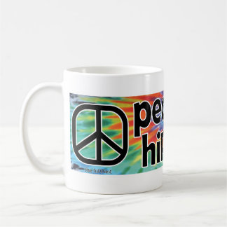 Caneca De Café Paz Amor Hippiee Tie Dye Mug