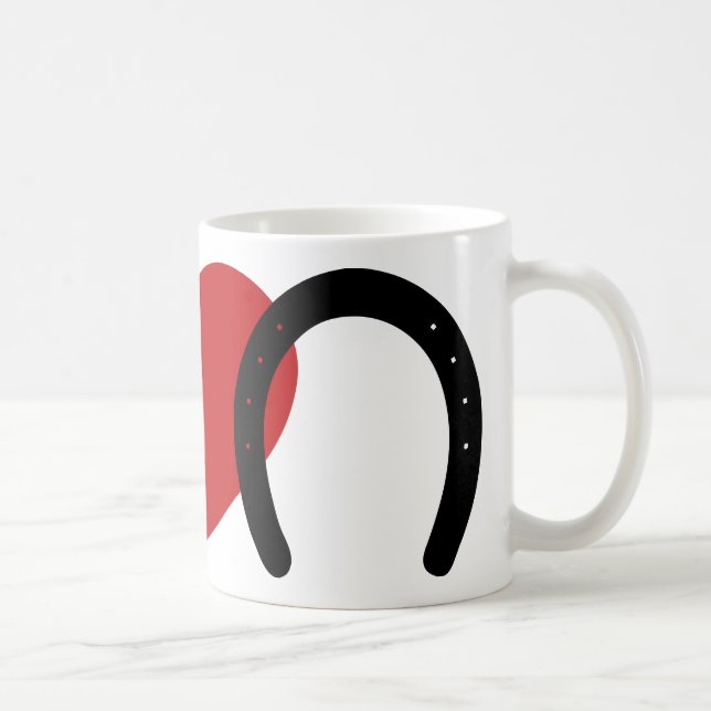 Caneca De Café Paz-Amor-Hoof (Direita)