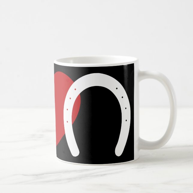 Caneca De Café Paz-Amor-Hoof (Direita)