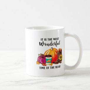 Caneca De Café Paz Amor Outono Leopardo Abóbora Tempero Outono Aç