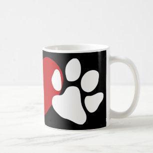 Caneca De Café Paz-Amor-Paw