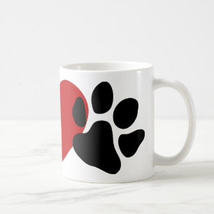 Caneca De Café Paz-Amor-Paw
