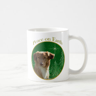 Caneca De Café Paz anunciando do Retriever do pato de Nova