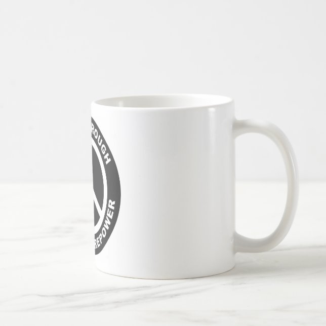Caneca De Café Paz com a potência de fogo superior (Direita)