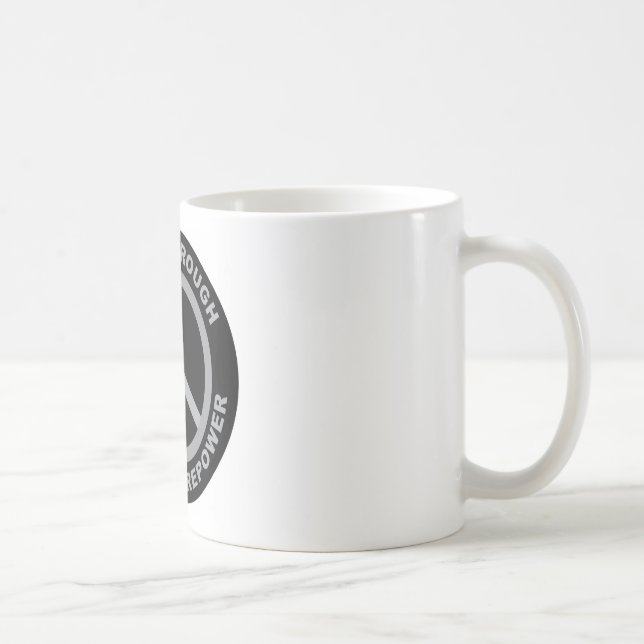 Caneca De Café Paz com a potência de fogo superior (Direita)