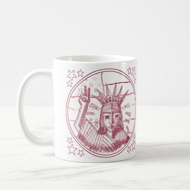 Caneca De Café Paz da Liberdade (Esquerda)