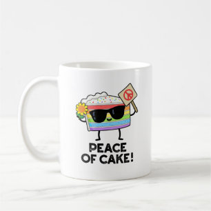 Caneca De Café Paz De Comida Bolo