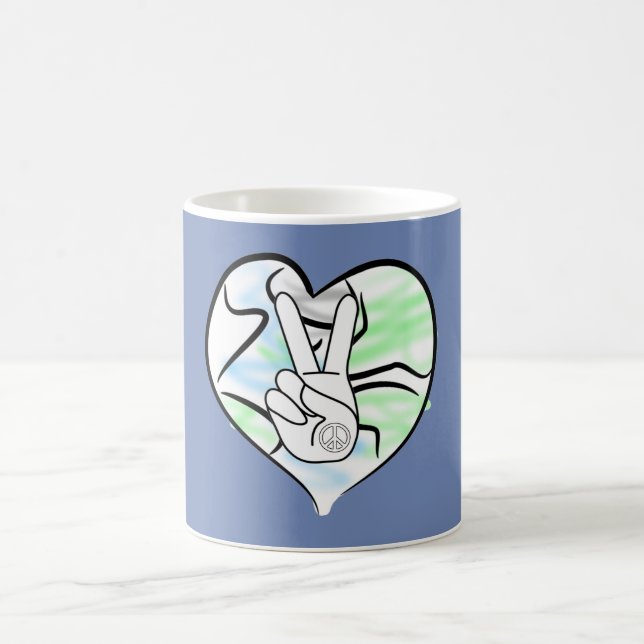 Caneca De Café Paz de mundo (Centro)