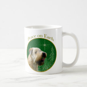 Caneca De Café Paz de Terrier, de Roda Revestida Maciça