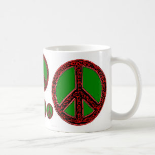Caneca De Café Paz do Squiggle