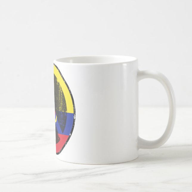 Caneca De Café Paz em Equador (Direita)